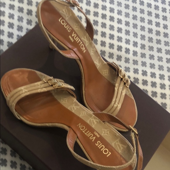 Vintage Louis Vuitton Heels (Size 38.5 US 7.5) - Picture 2 of 6